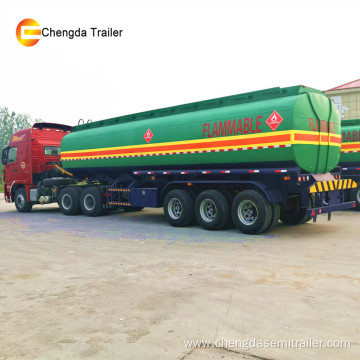 3 Axle Liquid Diesel Oil Tank Semi Trailer